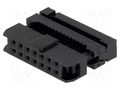 Connector: IDC; plug; female; PIN: 14; IDC; for ribbon cable; 2mm CONNFLY DS1017-14MA2