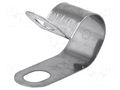 Fixing clamp; for shielded cables; ØBundle : 9mm; A: 18.65mm FIX&FASTEN KTCC-9