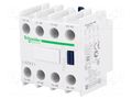 Auxiliary contacts; Leads: screw terminals; front; TeSys D SCHNEIDER ELECTRIC LADN31