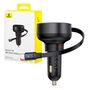 Car Charger Baseus Enjoyment Pro with lightning cable + USB-C , 55W (black), Baseus C00057803111-00