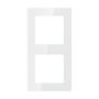 Double frame socket Avatto N-TS10-Frame-W2 (white), Avatto N-TS10-Frame-W2