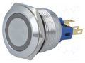 Switch: vandal resistant; Pos: 2; SPST-NO + SPST-NC; 3A/220VAC ONPOW V22-11R-24R-S