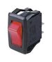 ROCKER SW, SPST, 20A, 125VAC, RED MP004579