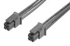 WTB CORD, 4P MICRO-FIT RCPT/RCPT, 5.9" 214755-2041