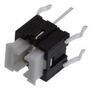 TACTILE SWITCH, 0.1A/30VDC, GRN/YEL, THT ILS TA250 30