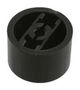 PUSHBUTTON SWITCH CAP, BLACK 140000480090
