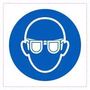 MANDATORY SAFETY SIGN, PVC, 100 X 100MM MP009777