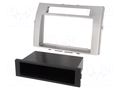 Radio frame; Toyota; 2 DIN; silver PER.PIC. RAM-40.229.3