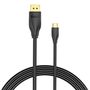 USB-C to DisplayPort 1.4 Cable Vention CGYBG, 1,5m, 8K 60Hz/4K 120Hz (black), Vention CGYBG