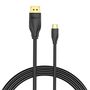 USB-C to DisplayPort 1.4 Cable Vention CGYBH, 2m, 8K 60Hz/4K 120Hz (black), Vention CGYBH