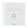 1-Port Keystone Wall Plate 86 Type Vention IFAW0 White, Vention IFAW0
