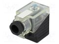 Connector: valve connector; plug; form A; 18mm; female; PIN: 3; 24V MURRELEKTRONIK 7000-29021-0000000
