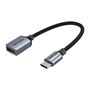 USB-C 2.0 Male to USB Female OTG Cable Vention CCWHB 0.15m, 2A, Gray, Vention CCWHB