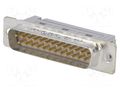 Connector: D-Sub; PIN: 25; plug; male; for ribbon cable; straight HARTING 09663286700