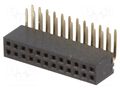 Connector: pin strips; socket; female; PIN: 24; THT; angled 90°; 1A CONNFLY DS1065-14-2X12S8BR