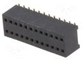 Connector: pin strips; socket; female; PIN: 24; straight; SMT; 2x12 CONNFLY DS1065-10-2X12S8BS