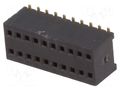 Connector: pin strips; socket; female; PIN: 20; SMT; straight; 2x10 CONNFLY DS1065-10-2X10S8BS