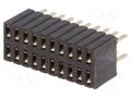 Connector: pin strips; socket; female; PIN: 20; THT; straight; 2x10 CONNFLY DS1065-08-2X10S8BV