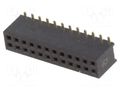 Connector: pin strips; socket; female; PIN: 24; SMT; straight; 1A CONNFLY DS1065-05-2X12S8BS
