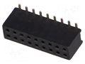 Connector: pin strips; socket; female; PIN: 18; straight; 1A; SMT CONNFLY DS1065-05-2X9S8BS