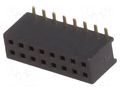 Connector: pin strips; socket; female; PIN: 16; SMT; straight; 1A CONNFLY DS1065-05-2X8S8BS