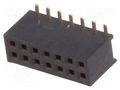 Connector: pin strips; socket; female; PIN: 14; straight; 1A; SMT CONNFLY DS1065-05-2X7S8BS