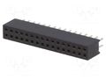 Connector: pin strips; socket; female; PIN: 32; straight; 1A; THT CONNFLY DS1065-03-2X16S8BV