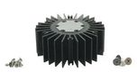 LED STAR HEATSINK KIT, 50X40MM, BLACK ILA-HSINK-STAR-50X40MM-BLK-K.