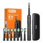 Sonic toothbrush with tip set and case Bitvae BV E11 (black), Bitvae BV E11 Black