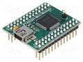 Module: USB; MPSSE x2,UART x4; -40÷85°C; pin header,USB B mini FTDI FT4232HQ-MODULE