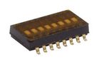 DIP SWITCH, SPST, 0.025A, 24VDC, SMD TDA10H0SB1R.