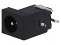 Connector: DC supply; socket; male; 5A; angled 90°; THT; black CLIFF FCR681465P