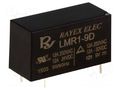 Relay: electromagnetic; SPDT; Ucoil: 9VDC; 12A; 12A/250VAC; LMR1 Recoy/RAYEX ELECTRONICS LMR1-9D