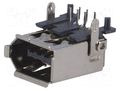 Connector: IEEE1394; socket; THT; PIN: 6; angled 90° CONNFLY IEEE1394-G