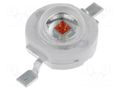 Power LED; yellow; EMITER; 140°; 700mA; 590nm; 80lm; 3W; 2.5÷3.5VDC OPTOSUPPLY OSY5XME3E1E