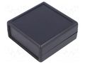 Enclosure: with panel; 1593; X: 66mm; Y: 67mm; Z: 28mm; ABS; black HAMMOND HM-1593KBK