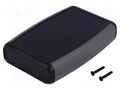 Enclosure: multipurpose; X: 79mm; Y: 111mm; Z: 24mm; 1553; ABS; black HAMMOND HM-1553BBK