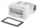 Counter: electronical; with access lock; working time; LCD OMRON H7ET-NFV