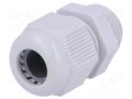 Cable gland; M16; 1.5; IP68; polyamide; grey FIBOX GPA-M16