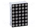 Display: LED; matrix; 5x7; red; 10.2mcd; anode; 17.8x12.7mm WENRUN LMD07057BUE-101A
