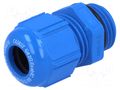 Cable gland; M16; 1.5; IP68; polyamide; blue; SKINTOP® LAPP KM-M16-ATEX