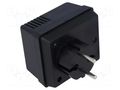 Enclosure: for power supplies; vented; X: 62mm; Y: 73mm; Z: 48mm; ABS MASZCZYK KM-48