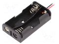 Holder; AA,R6; Batt.no: 2; on panel; cables; 150mm KEYSTONE KEYS2463