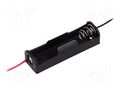 Holder; AA,R6; Batt.no: 1; on panel; cables; 150mm KEYSTONE KEYS2461