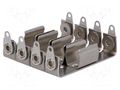 Holder; AAA,R3; Batt.no: 4; screw; aluminium KEYSTONE KEYS170