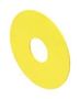 SWITCH LEGEND, PLASTIC, YELLOW 45-50J.1400