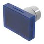 LENS, RECTANGULAR, BLUE 22-903.6