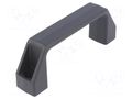 Holder; technopolymer PP; black; H: 38mm; L: 109mm; W: 21mm; F2: 1.3kN ELESA+GANTER M.443/110N-CH