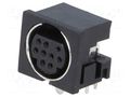 Connector: DIN mini; socket; female; PIN: 9; THT; angled 90° CHANGZHOU DAHUA IMP AND EXP (GROUP) CO MDC-209