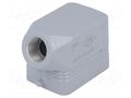 Enclosure for connectors: HDC; size 44.27; for cable; for latch ILME MHO06L20
